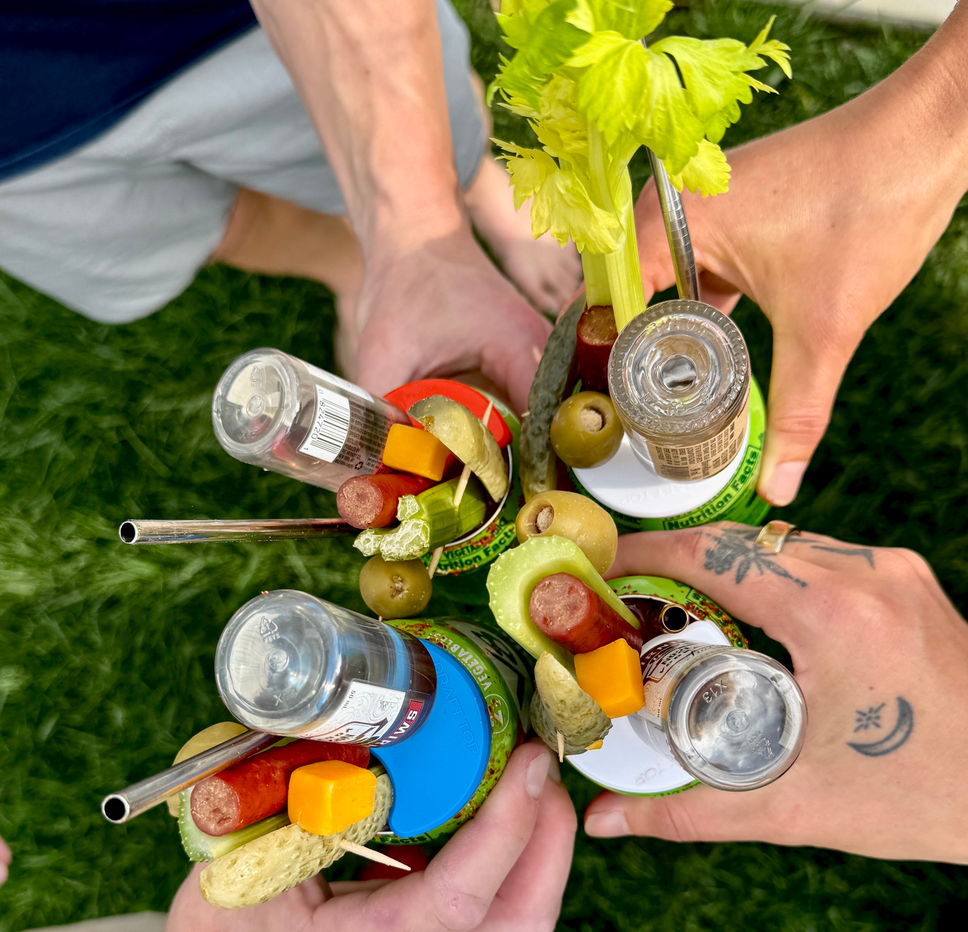 Can Clips-Can Clip-Draft Top-White-6 Pack-Draft Top