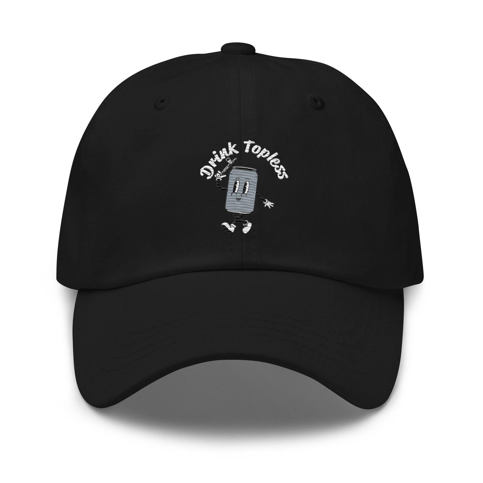 Drink Topless Tipsy - Dad Hat-Merchandise-Draft Top-Black-Draft Top