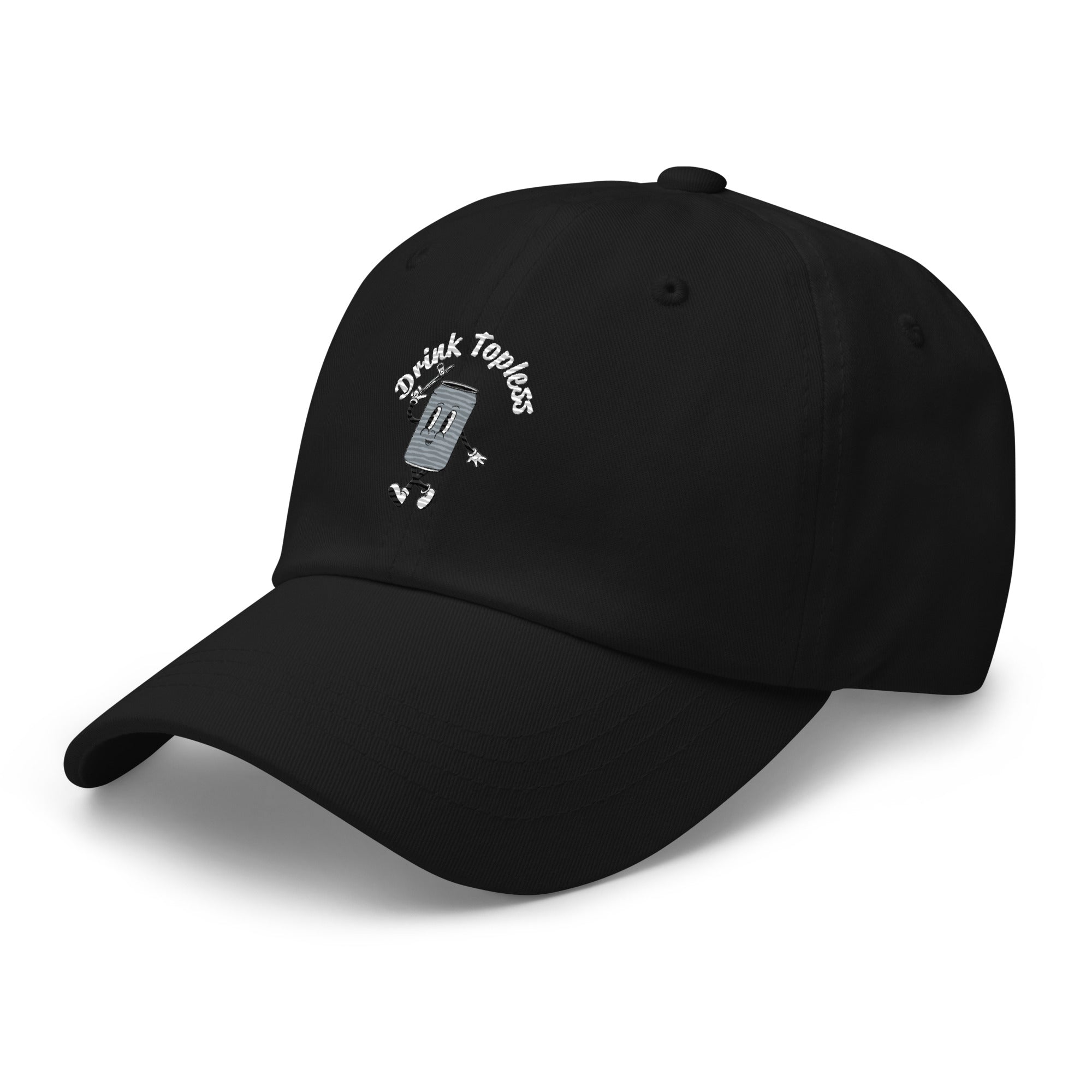 Drink Topless Tipsy - Dad Hat-Merchandise-Draft Top-Black-Draft Top