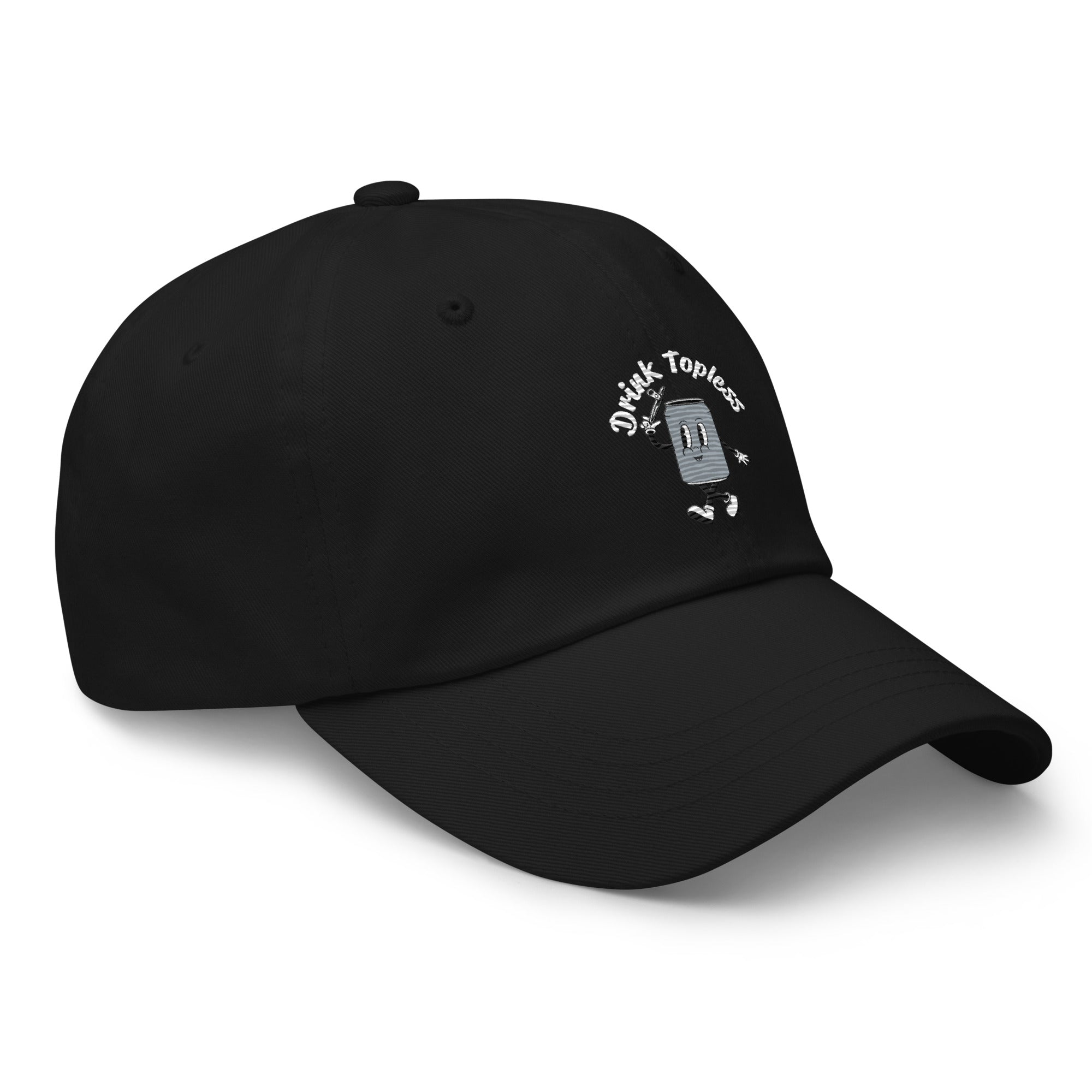 Drink Topless Tipsy - Dad Hat-Merchandise-Draft Top-Black-Draft Top
