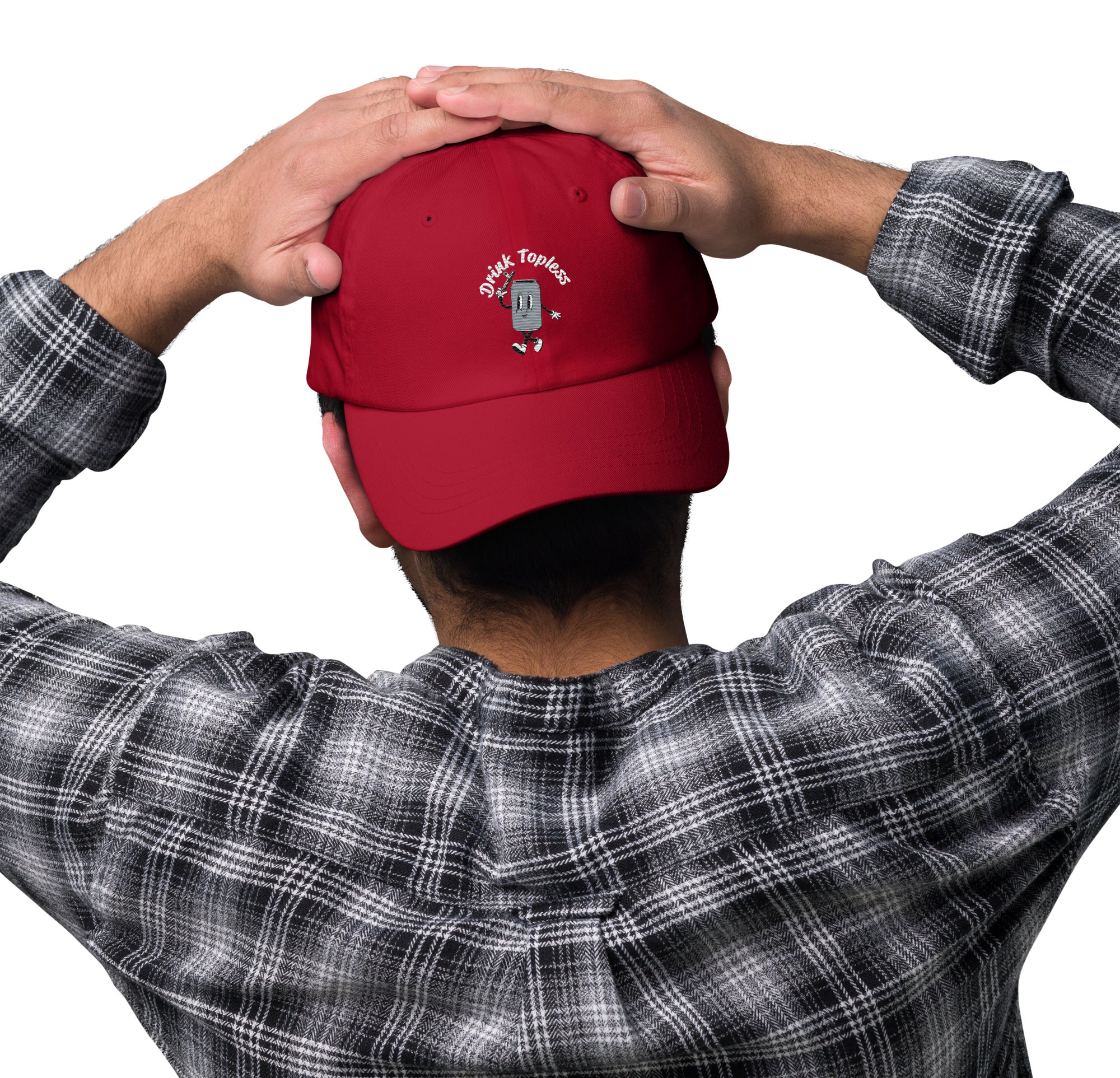 Drink Topless Tipsy - Dad Hat-Merchandise-Draft Top-Black-Draft Top