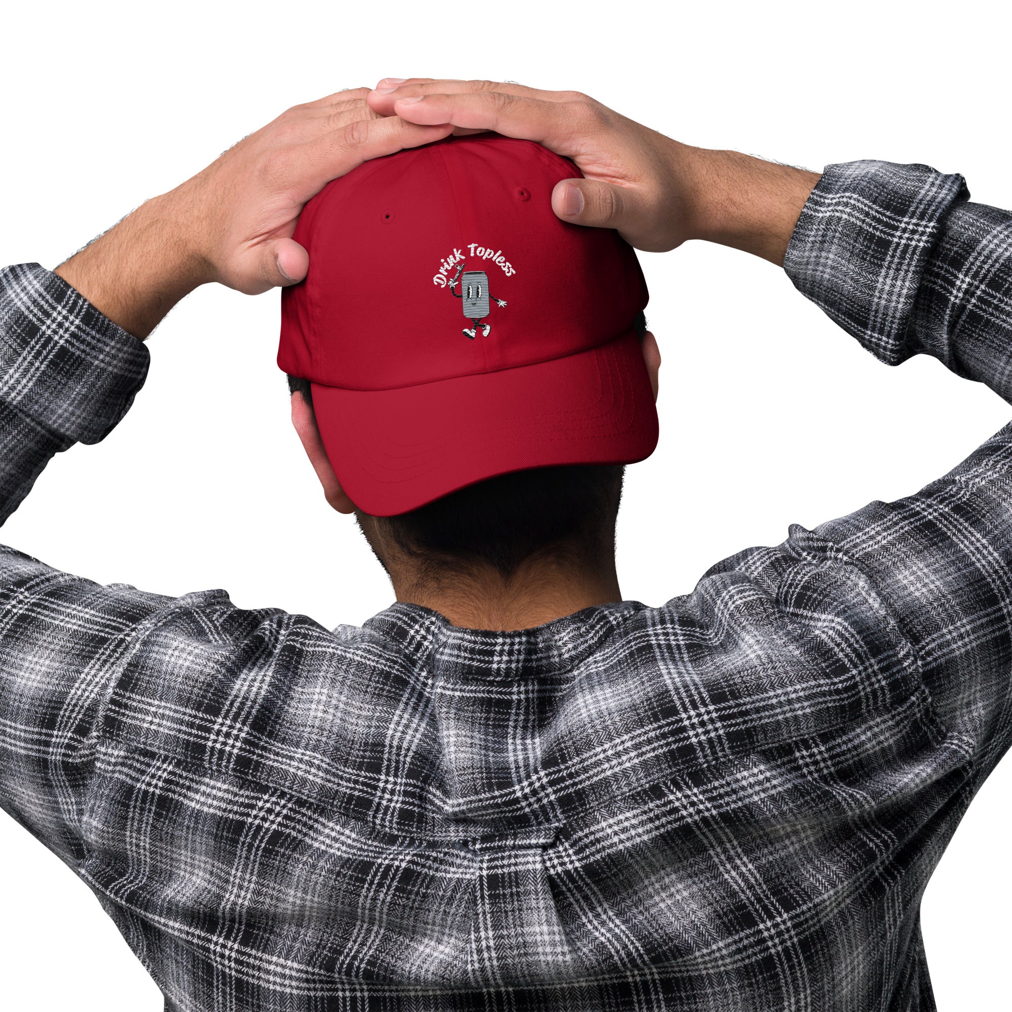Drink Topless Tipsy - Dad Hat-Merchandise-Draft Top-Black-Draft Top