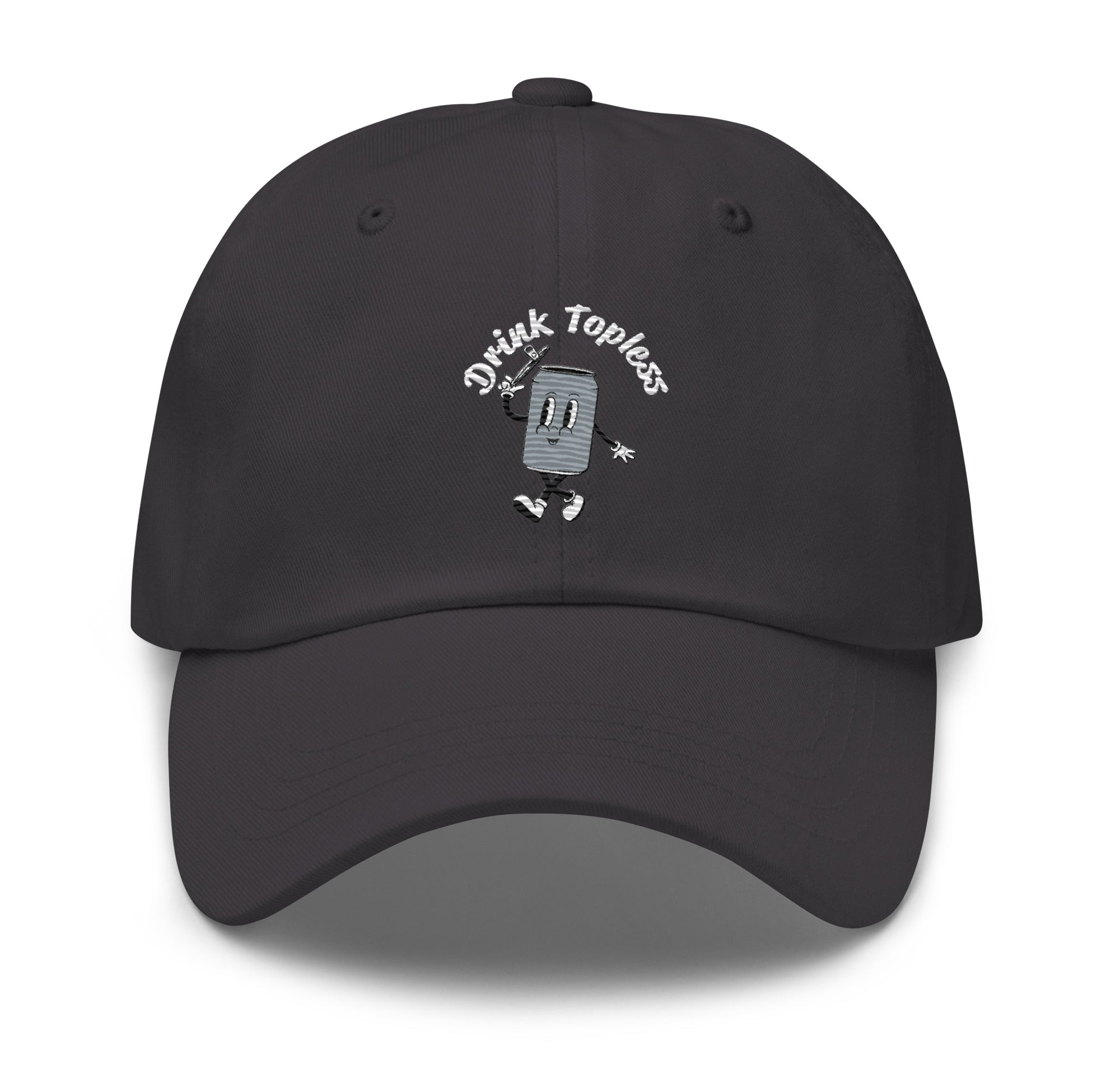 Drink Topless Tipsy - Dad Hat-Merchandise-Draft Top-Dark Grey-Draft Top