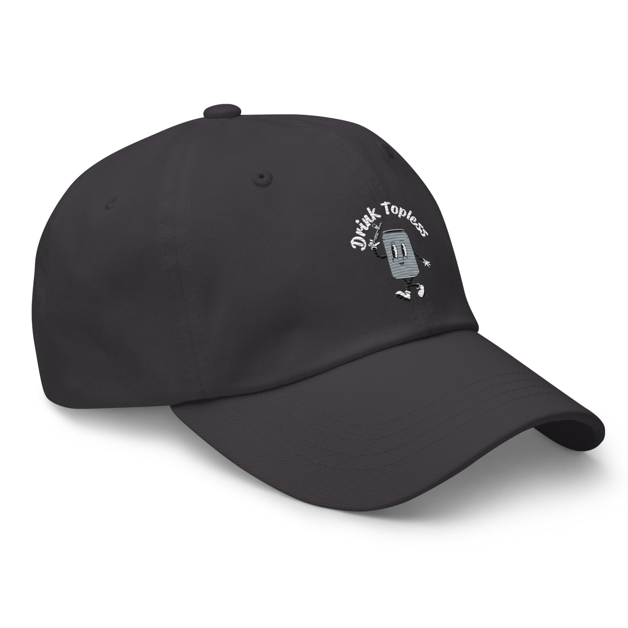 Drink Topless Tipsy - Dad Hat-Merchandise-Draft Top-Black-Draft Top