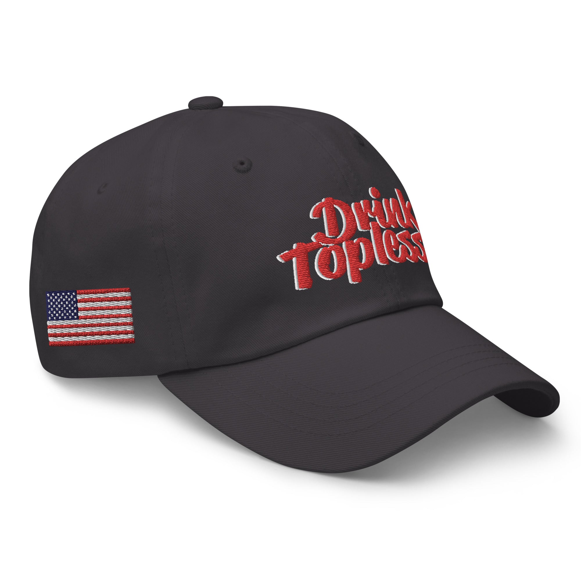 Drink Topless 'Merica - Dad Hat-Merchandise-Draft Top-Black-Draft Top