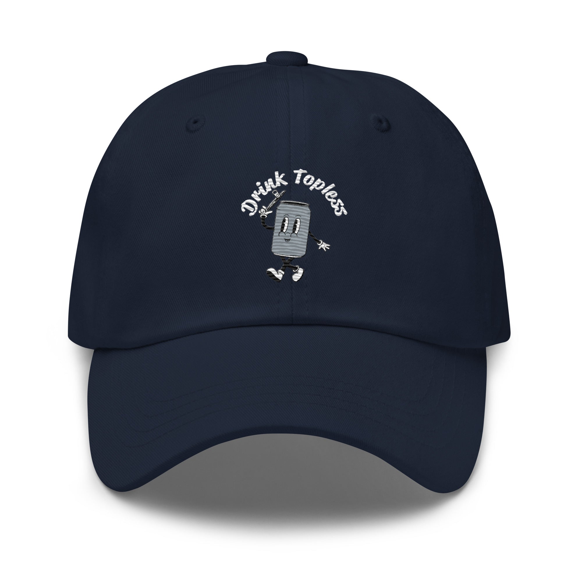 Drink Topless Tipsy - Dad Hat-Merchandise-Draft Top-Navy-Draft Top