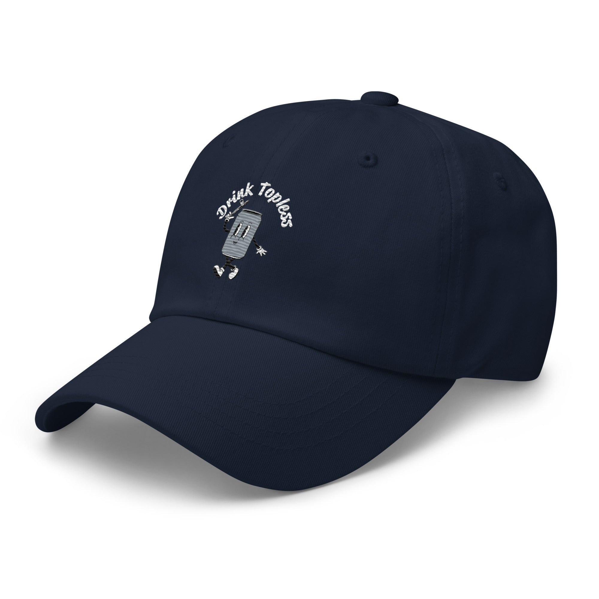 Drink Topless Tipsy - Dad Hat-Merchandise-Draft Top-Black-Draft Top
