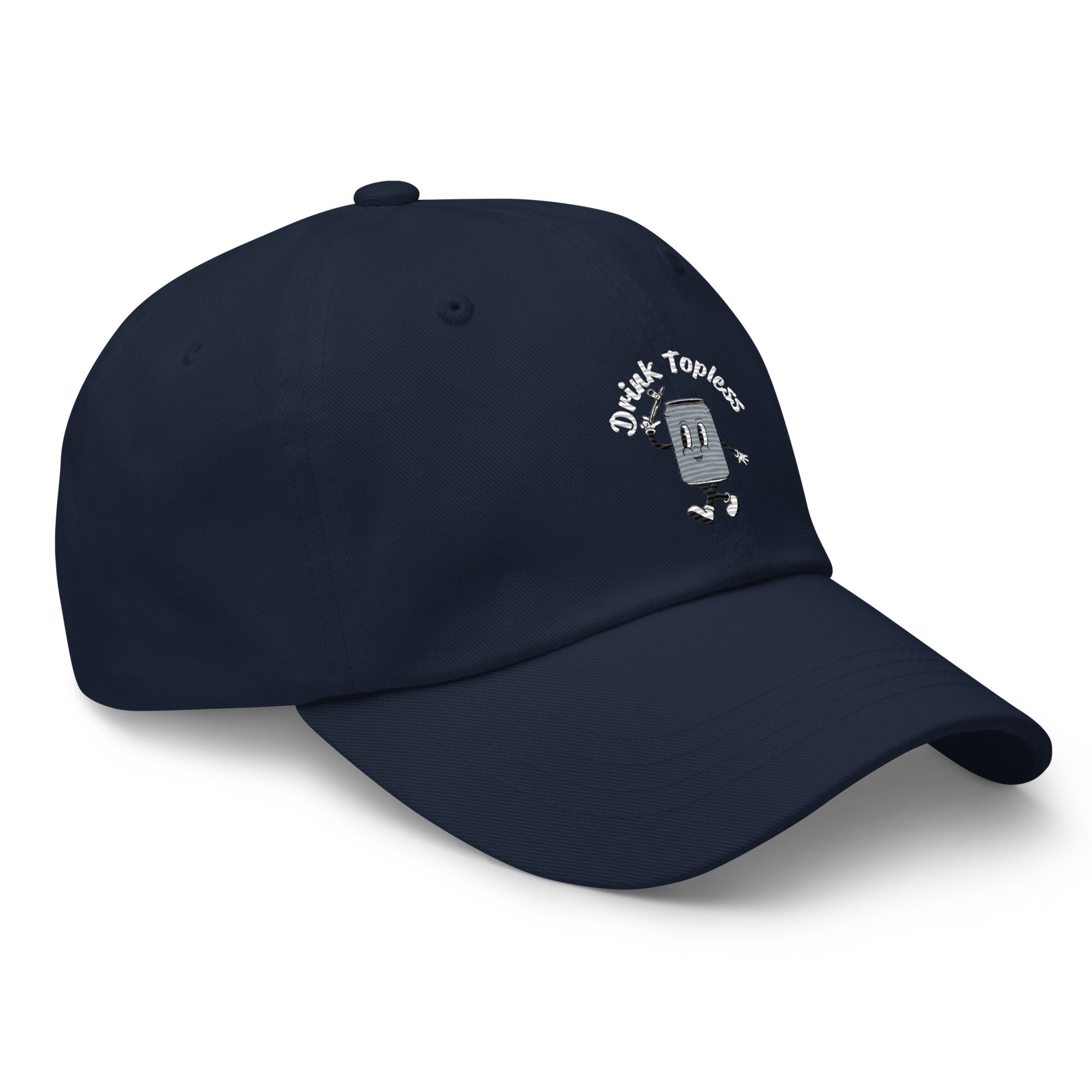 Drink Topless Tipsy - Dad Hat-Merchandise-Draft Top-Black-Draft Top