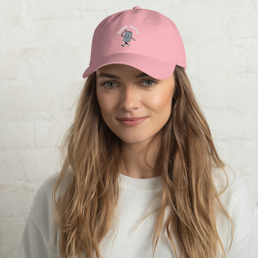 Drink Topless Tipsy - Dad Hat-Merchandise-Draft Top-Black-Draft Top