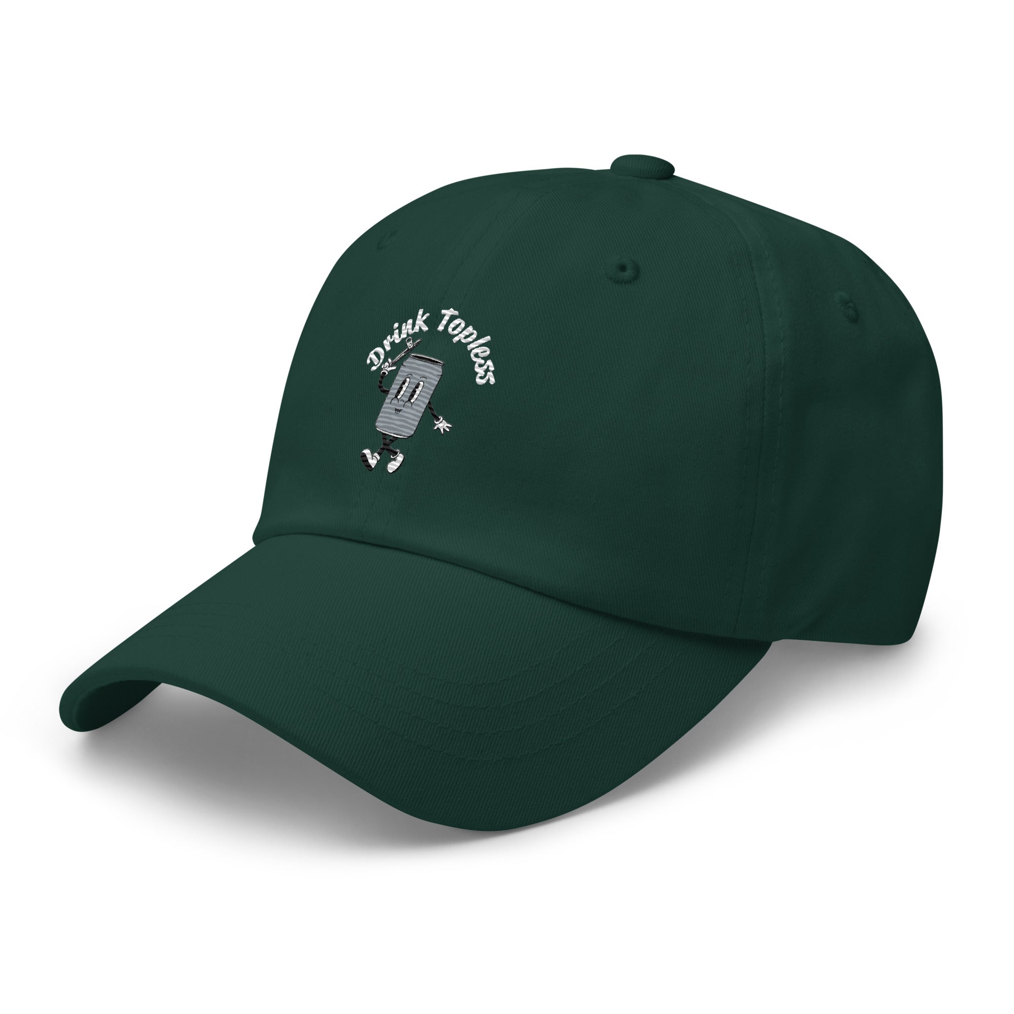 Drink Topless Tipsy - Dad Hat-Merchandise-Draft Top-Black-Draft Top