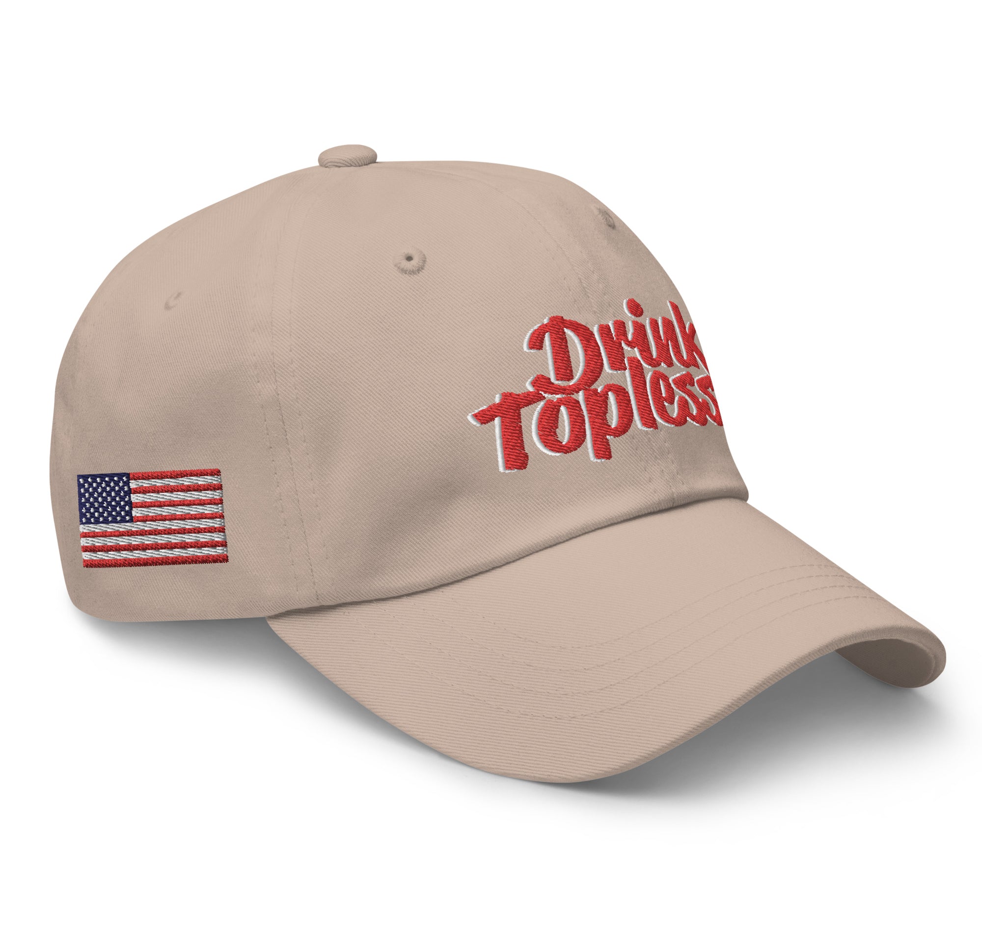 Drink Topless 'Merica - Dad Hat-Merchandise-Draft Top-Black-Draft Top