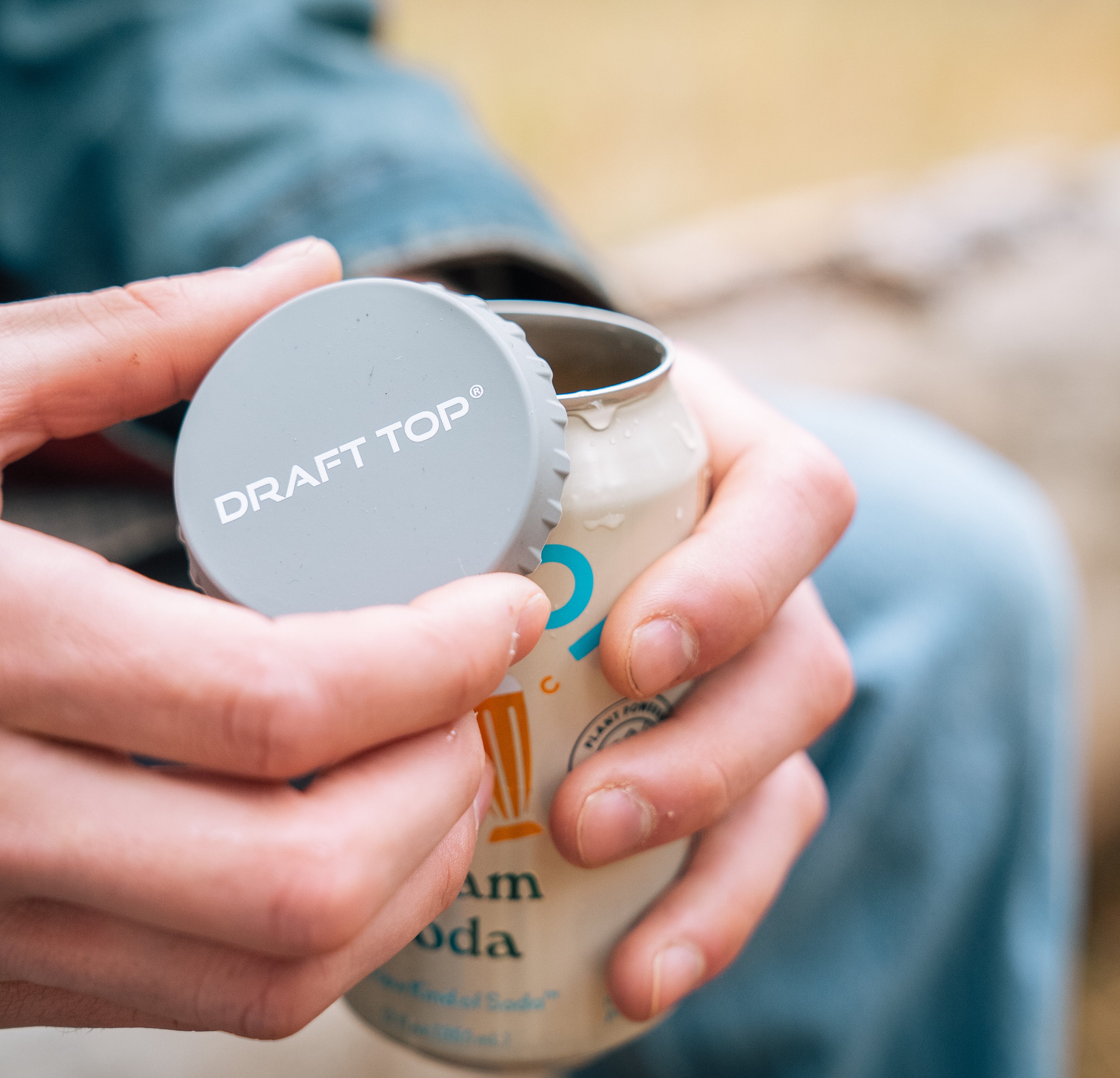 Can Covers-Can Cover-Draft Top-White-6 Pack-Draft Top