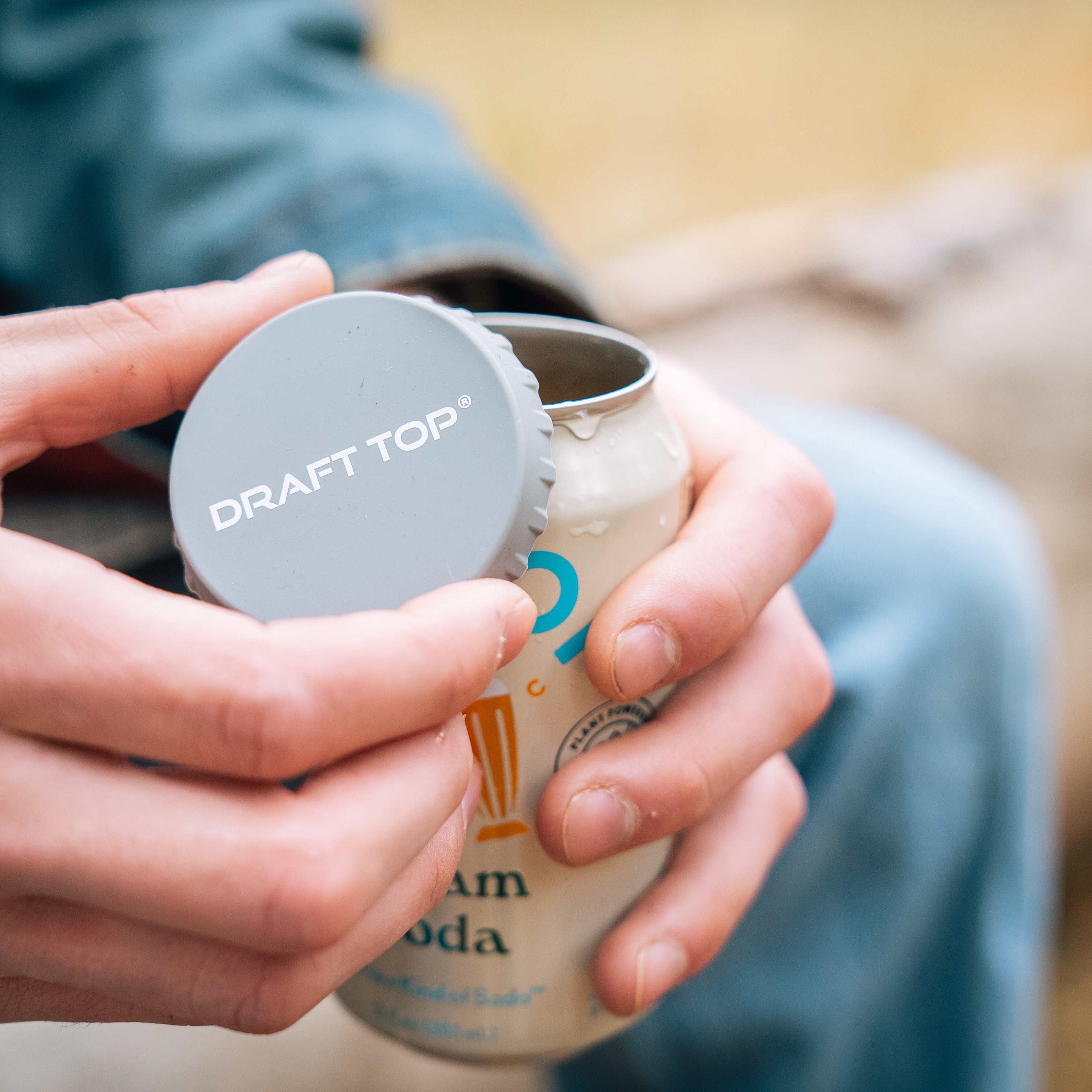 Can Covers-Can Cover-Draft Top-White-6 Pack-Draft Top