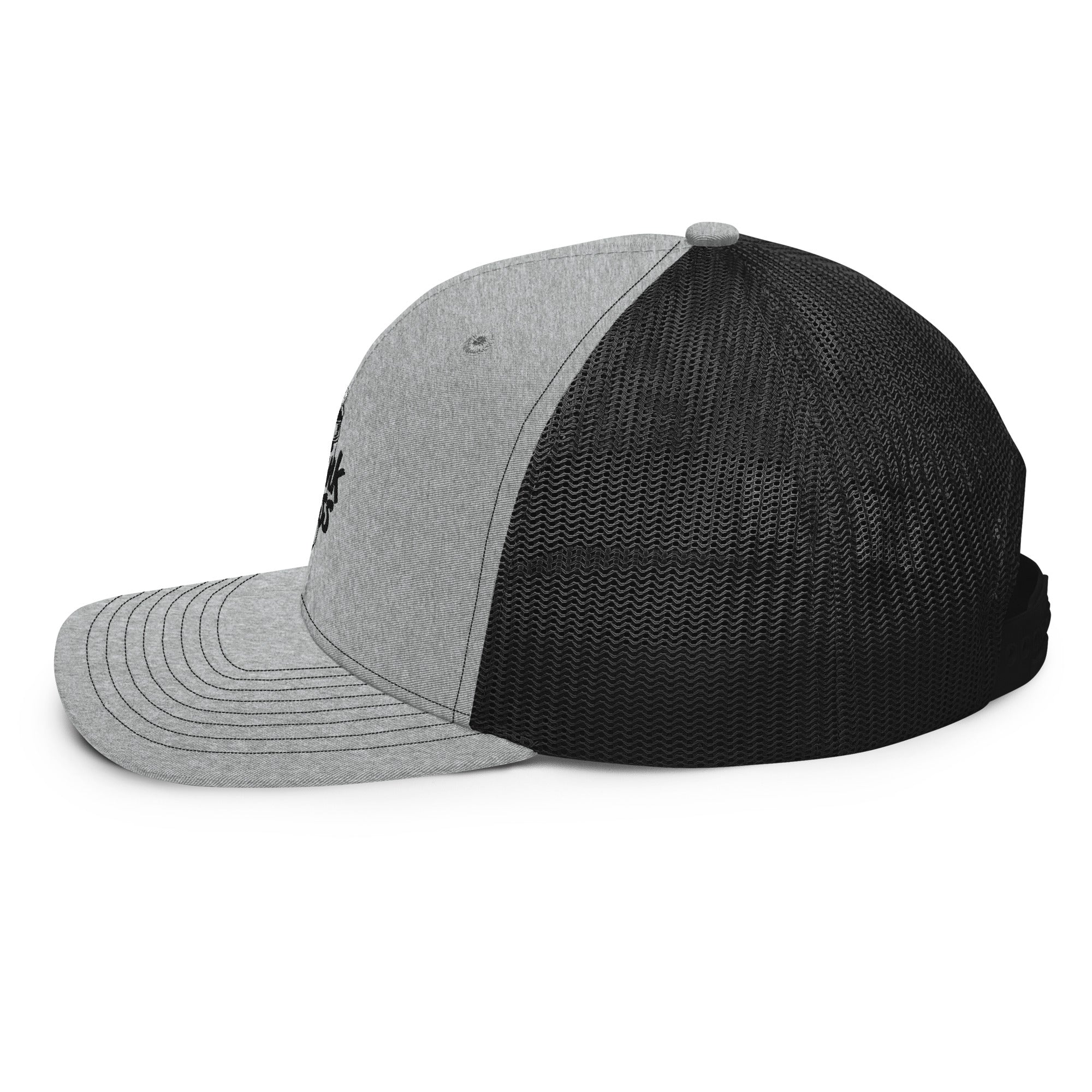 Drink Topless - Trucker Hat-Merchandise-Draft Top-Heather Grey/White-Draft Top