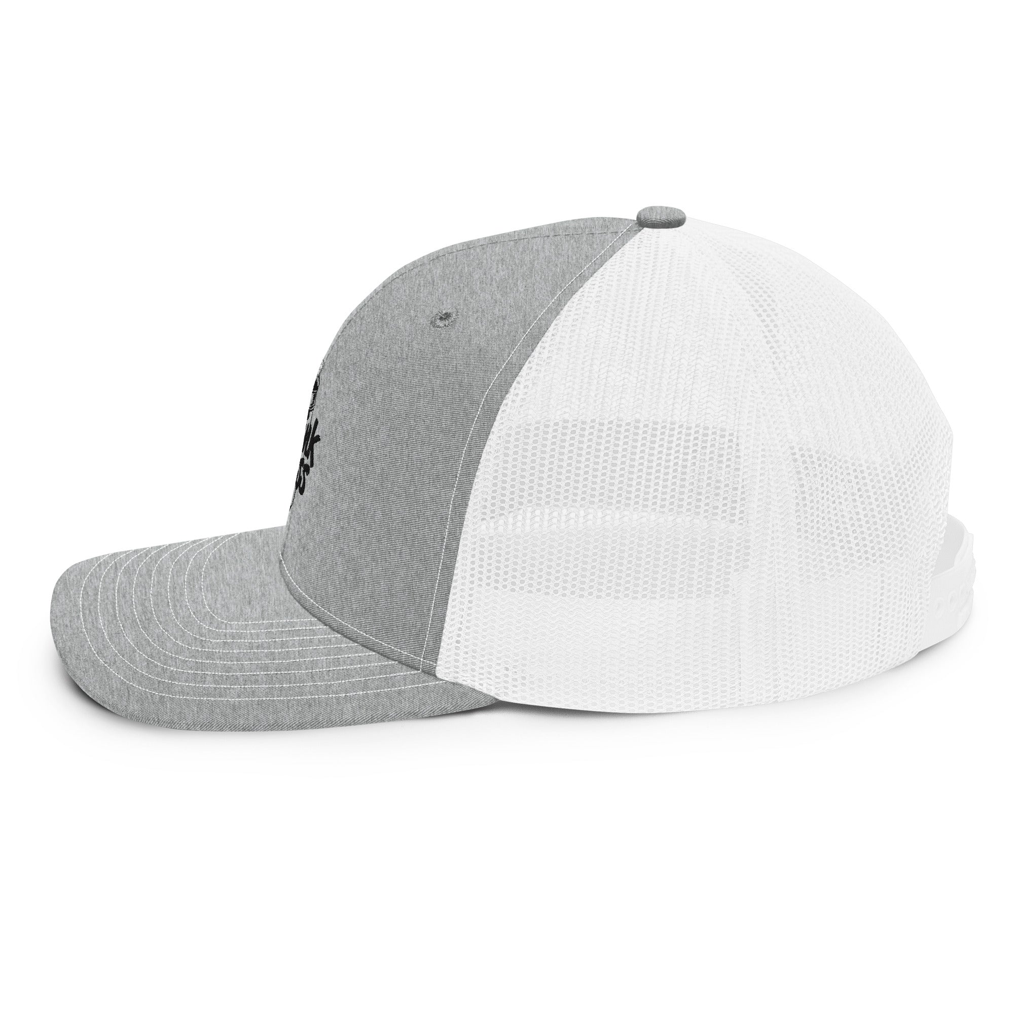 Drink Topless - Trucker Hat-Merchandise-Draft Top-Heather Grey/White-Draft Top
