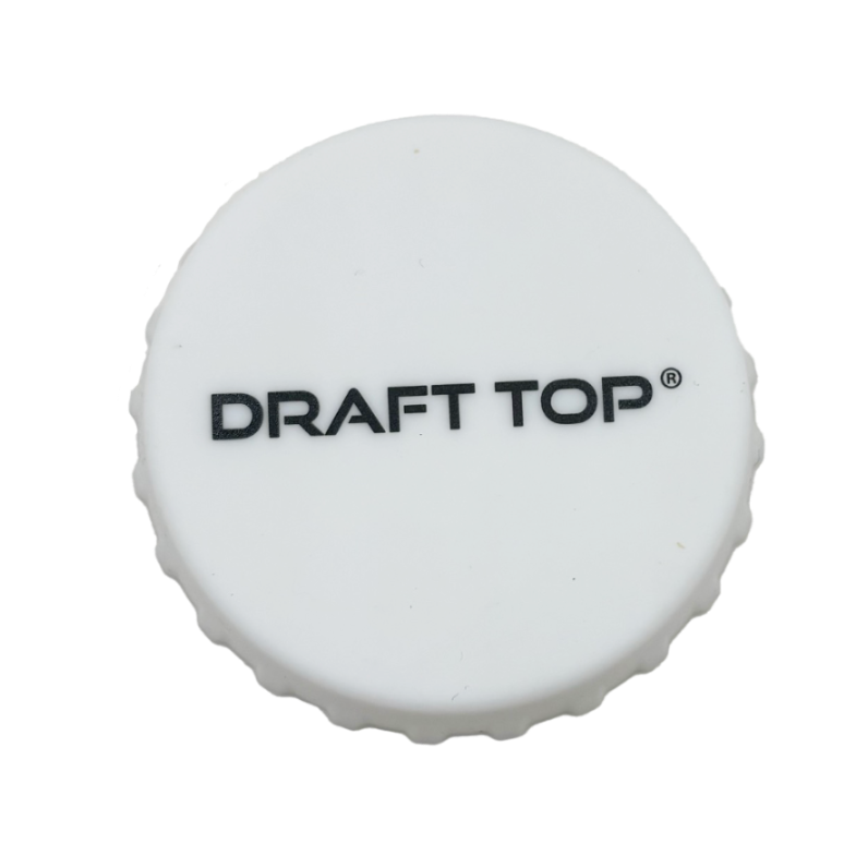 Can Covers-Can Cover-Draft Top-White-6 Pack-Draft Top